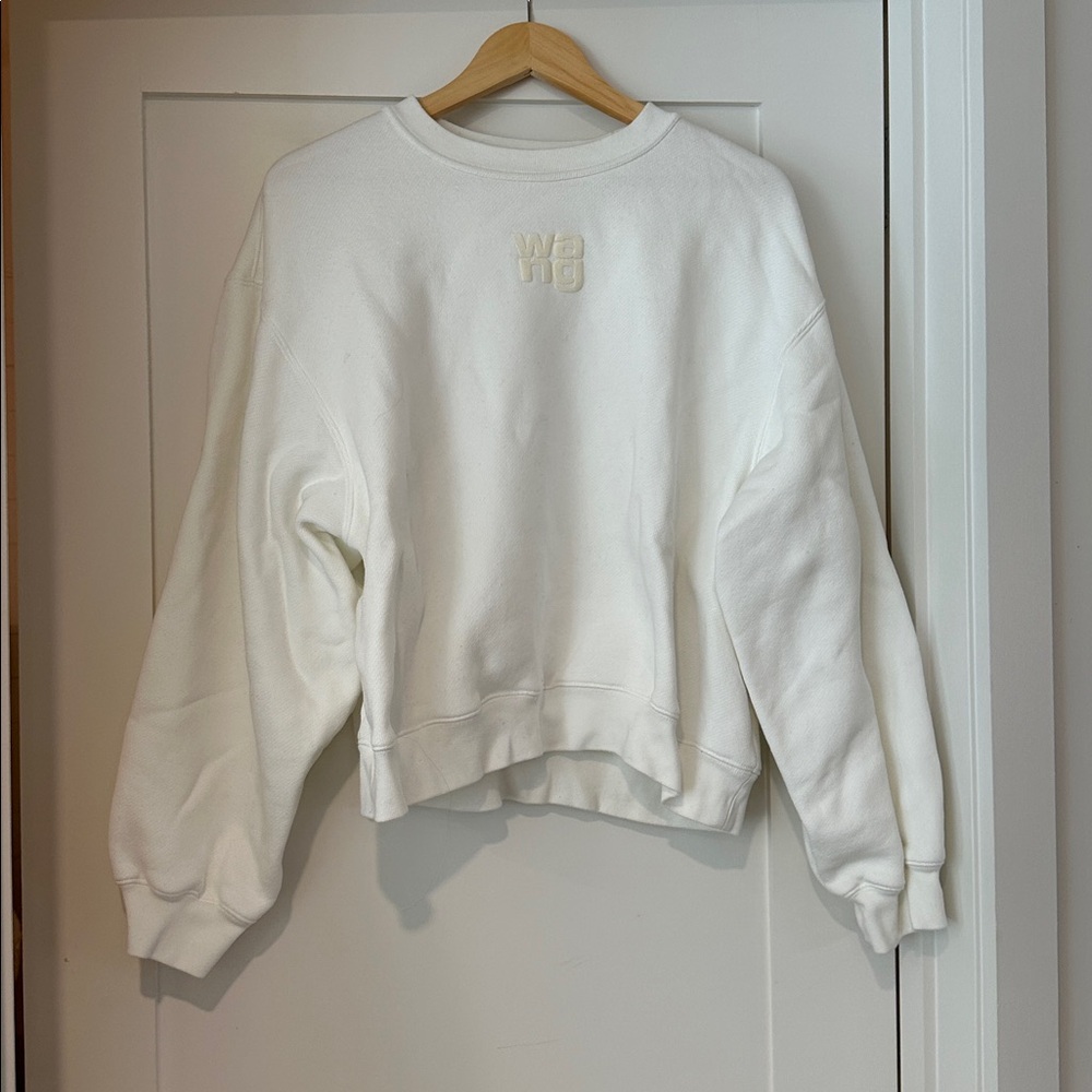Alexander Wang White Crewneck Sweatshirt